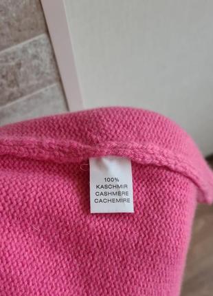 Кашеміровий светр із косами грубого в'язання 100% кашемір  нюанс 🌺2 фото
