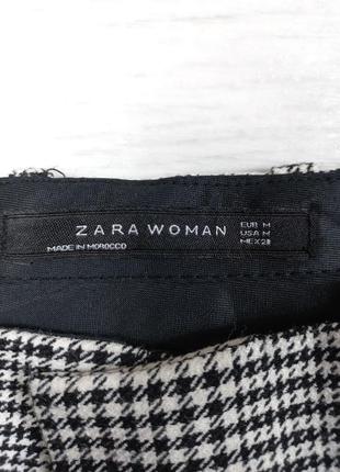 Штани брюки жіночі в клітинку zara woman4 фото
