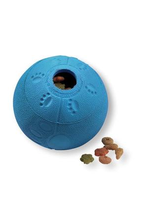 Іграшка м'яч для корму zoofari, м'ячик для снеків для собак/кішок