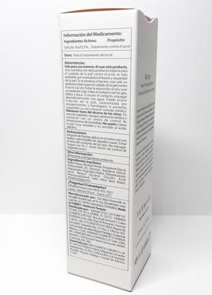 Тонік для обличчя з саліциловою кислотою акне фармасі farmasi acne pore purifying toner 10002626 фото