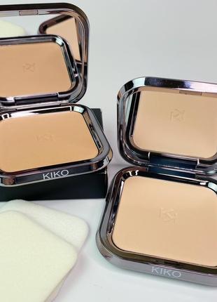 Пудра kiko milano matte fusion pressed powder  01. матова пудра кіко мілано3 фото