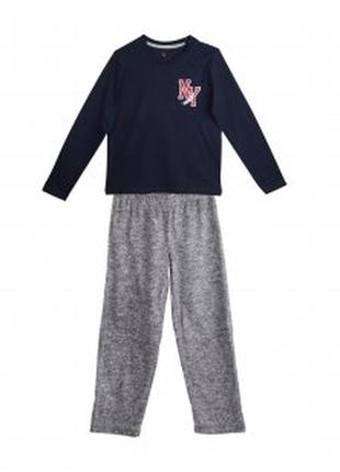 Пижама для мальчика, флис штаны, 134/140 см (8-10 лет), pepperts, нитевичка