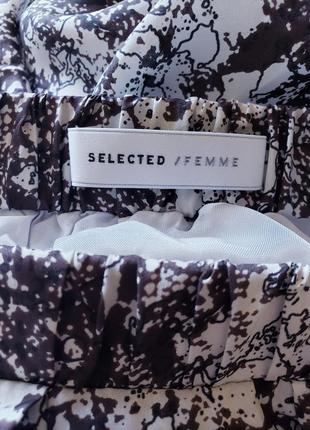 Люксовая 100 % silk шелковая юбка на комфортной талии selected femme2 фото