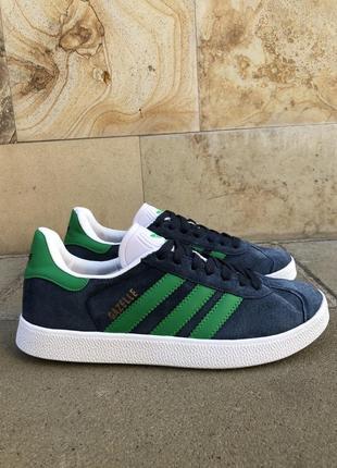 Чоловічі кросівки adidas gazelle blue green