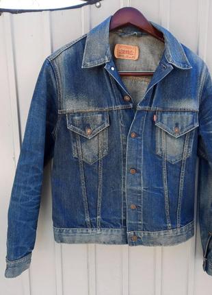 Мужская джинсовая куртка levi strauss 70500.2 фото