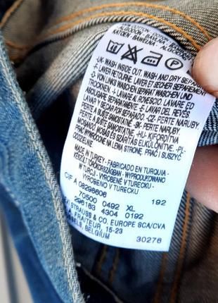 Чоловіча джинсова куртка levi strauss 70500.5 фото