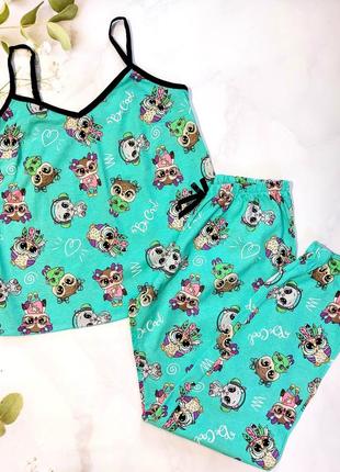 Пижама хлопок трикотаж.