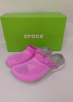 Купити жіночі крокси crocs literide 360 pink1 фото