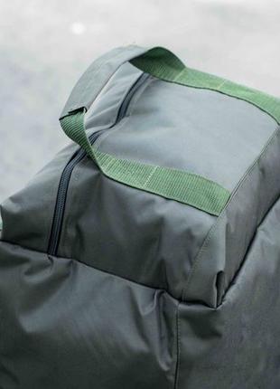 Речовий баул сумка рюкзак новатор на 80 літрів хакі армійський тактичний міцний