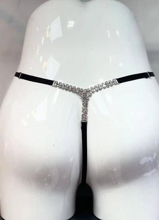 Стрінги зі стразами7 фото