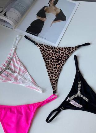 Стрінги зі стразами3 фото