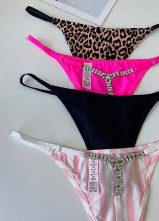 Стрінги зі стразами2 фото