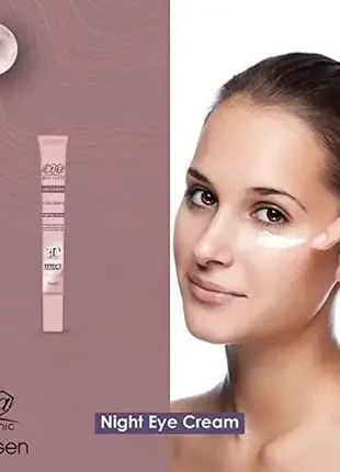 Eva skin clinic collagen night eye cream, єва колаген, нічний крем для очей3 фото