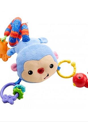 Игрушка для коляски fisher-price "обезьянка и её друзья"