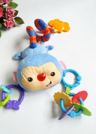 Игрушка для коляски fisher-price "обезьянка и её друзья"2 фото