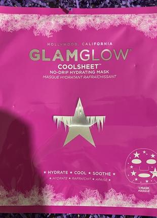 Увлажняющая маска с охлаждающим эффектом glamglow coolsheet™ no-drip hydrating sheet mask4 фото