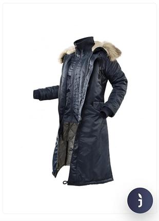 Жіноча довга зимова куртка