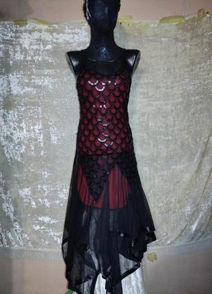 Платье расшитое пайетками в стиле гетсби 1920-е винтаж