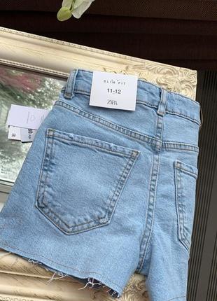 Стильные джинсовые шорты зара5 фото
