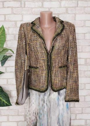 Фімовий per una стильний твідовий піджак/жакет на 30% вовна, розмір л-хл
