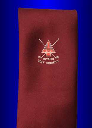 Классический  яркий мужской  бордовый  красный широкий галстук краватка самовяз регат из гольф клуба4 фото