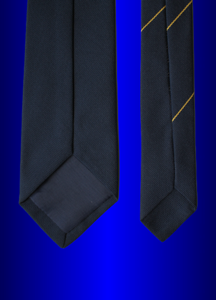 Классический мужской синий с золотым гербом льва широкий галстук краватка самовяз галстук-бант регат7 фото