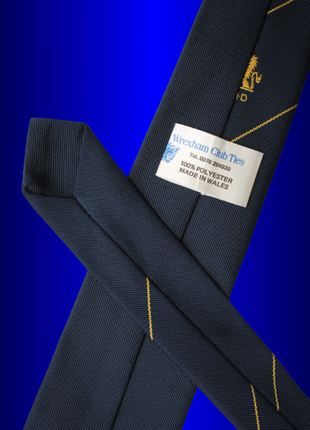 Класичний чоловічий синій із золотим гербом лева широка краватка краватка самов'язка краватка-бант-регат4 фото