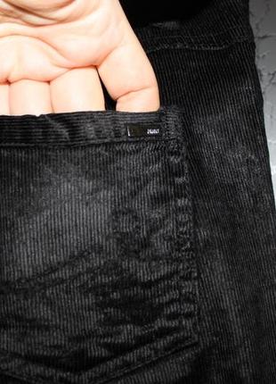 Чёрные вельветовые штаны девушке, xxs от mango6 фото