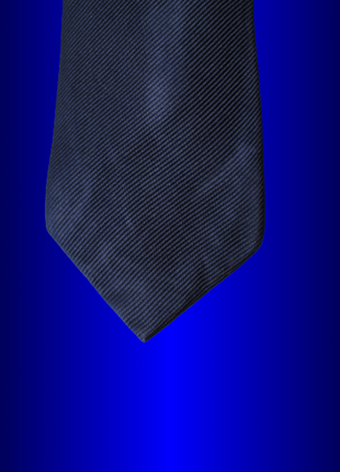 Мужской синий студенческий для косплея образа шелковый шелк 💯широкий галстук краватка самовяз