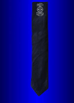 Мужской синий студенческий для косплея образа шелковый шелк 💯широкий галстук краватка самовяз2 фото