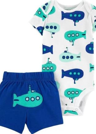 Літній набір боді шорти carters картерс
