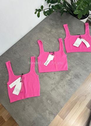 Топ zara в рубчик