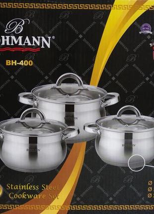 Набор посуды bohmann bh-400 6 предметов9 фото