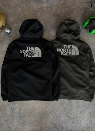 Ветровка the north face tnf оригінальна якість чорний/синій/хакі/сірий s, m, l, xl, xxl5 фото