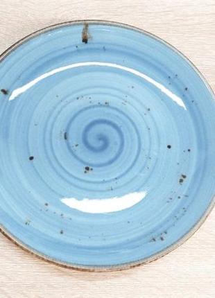 Сервиз фарфоровый tulu dn24-spiral blue 24 предмета5 фото