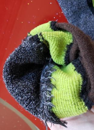 Зимние теплые махровые шерстяные мужские термо носки высокие гольфы 41 42 43 44 р новые4 фото