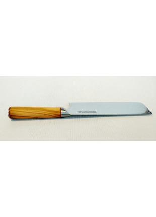 Нож кухонный-топорик 17 см damascus dk-ok 4005 aus-10 дамасская сталь 67 слоев6 фото