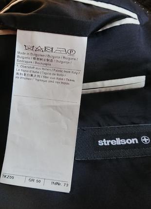 Брендовый фирменный коттоновый вельветовый пиджак strellson,оригинал,новый,размер м.7 фото