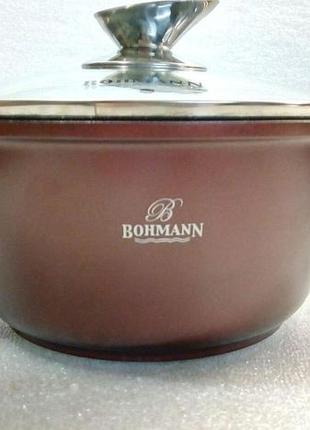 Кастрюля bohmann bh 150-28 brown 28 см 6.3 л