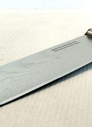 Нож кухонный-топорик 17 см damascus dk-ak 3005 aus-10 дамасская сталь 73 слоя6 фото