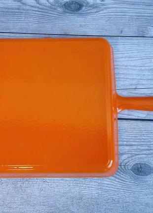 Сковорода-гриль чугунная o.m.s. collection 3265-25 см 2,1л orange4 фото