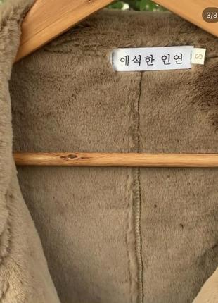 Очень красивое корейское пальто xs2 фото