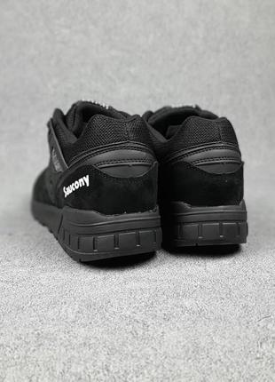 Чоловічі чорні кросівки з сіткою saucony grid sd 🆕 кросівки сауконі4 фото