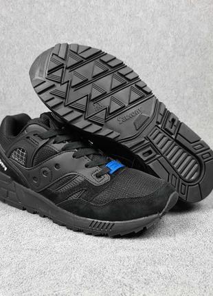 Чоловічі чорні кросівки з сіткою saucony grid sd 🆕 кросівки сауконі8 фото