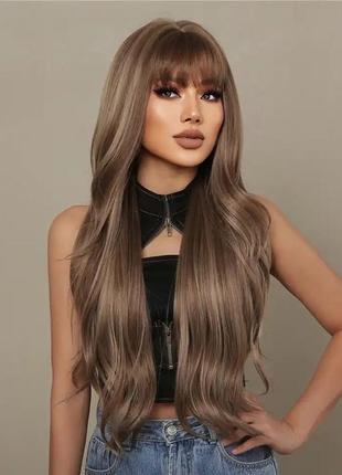 Парик💕парик русый с челкой как натуральный