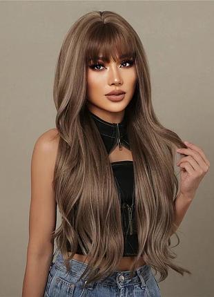 Парик💕парик русый с челкой как натуральный