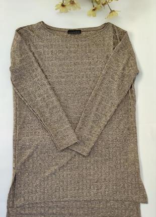 Лонгслив с необычным принтом  zara