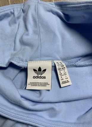 Леггинсы/ тайтсы adidas из лого голубые3 фото