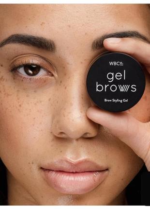 Гель для укладки брів west barn co gel brows 5г зі щіточкою