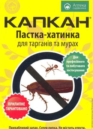 Универсальное нетоксичное средство ловушка-домик для тараканов и муравьев "капкан"